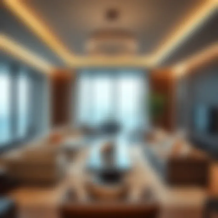 Luxurious interior design of a Nobu Residence