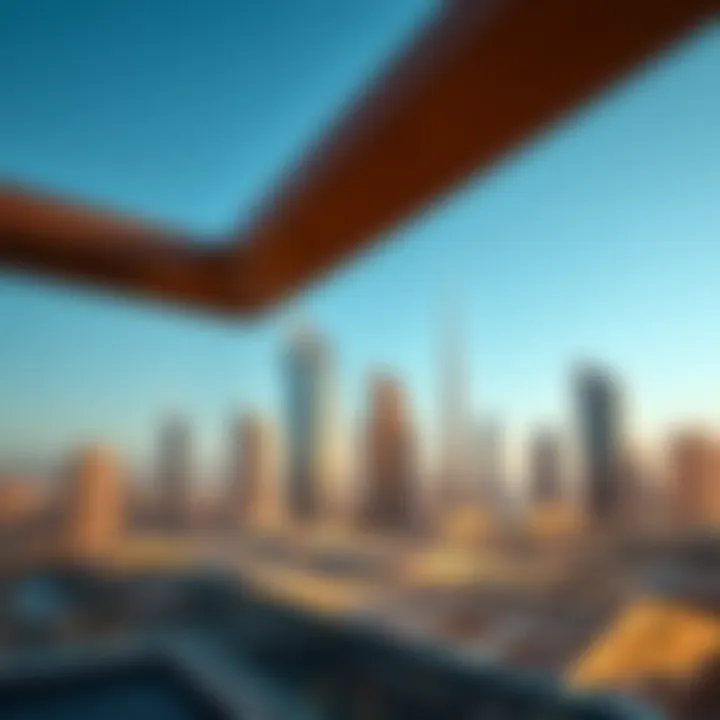 Stunning skyline view of Nobu Residences in Dubai