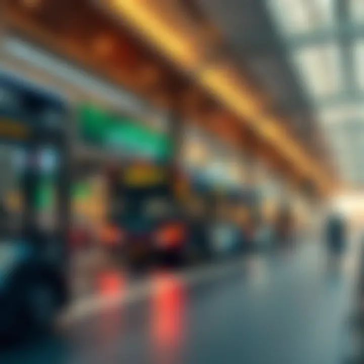 Public transport options available near Oasis Mall