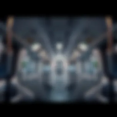 Interior of a Dubai Metro Car