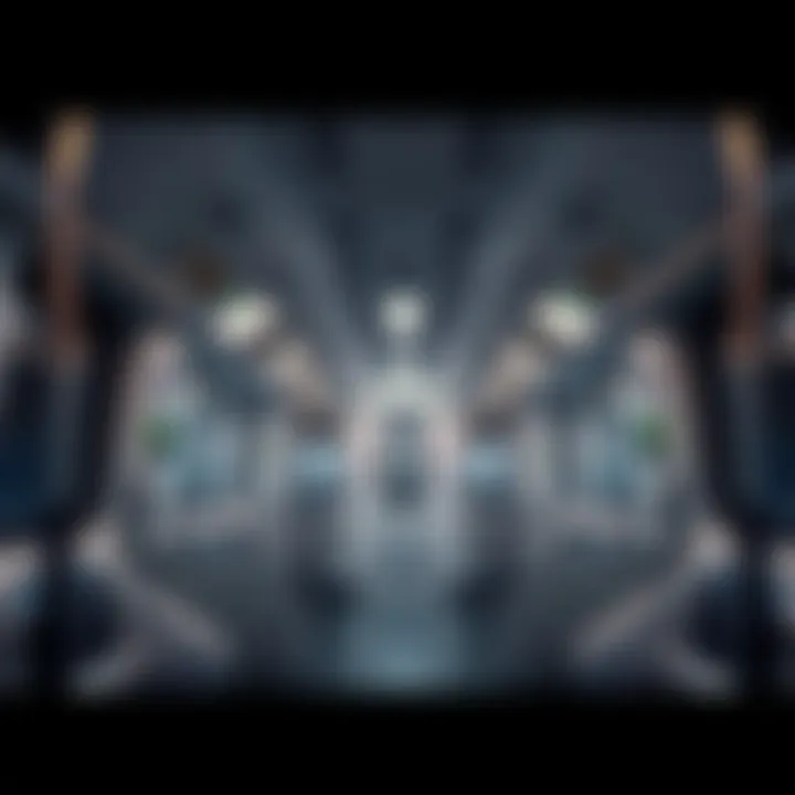 Interior of a Dubai Metro Car