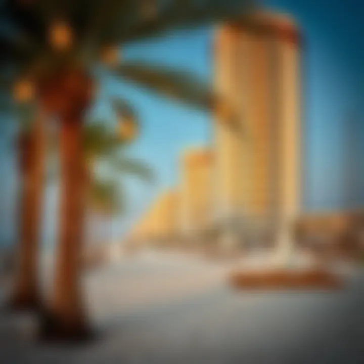 Vibrant beach scene showcasing the lifestyle at Palm Jumeirah