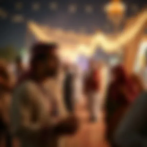 Celebrating Heritage: A Glimpse into Emirati Traditions Traditional Emirati celebration during a public holiday