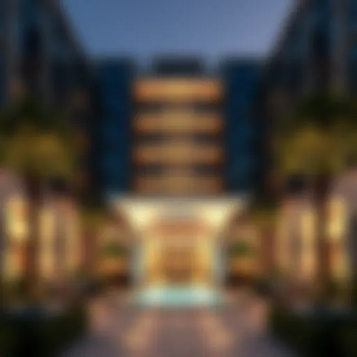 Luxurious view of the Pyramisa Hotel Apartments exterior