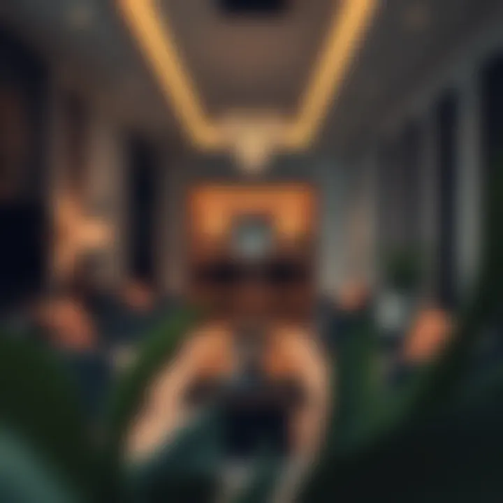 Elegant interior showcasing the amenities of the hotel apartments