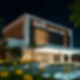 Exterior view of Remraam Community Center showcasing modern architecture