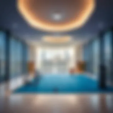 Inside view of the Remraam Community Center featuring recreational facilities