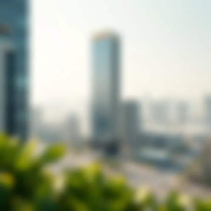 Visual representation of the surrounding area, showcasing the tower's integration within the urban landscape.