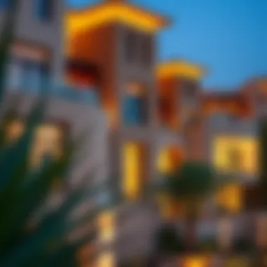 Stunning view of Shamal Terraces architecture in JVC