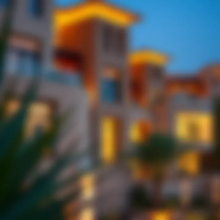 Stunning view of Shamal Terraces architecture in JVC