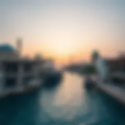 A panoramic view of Suk Al Sharq showcasing its architectural beauty