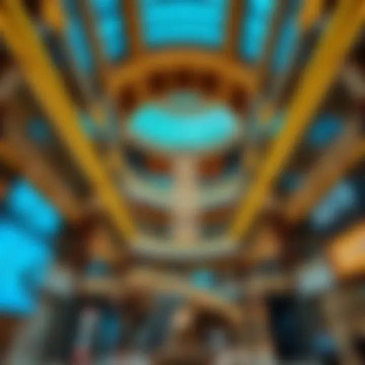 Interior shot highlighting the architectural design and grandeur of the mall