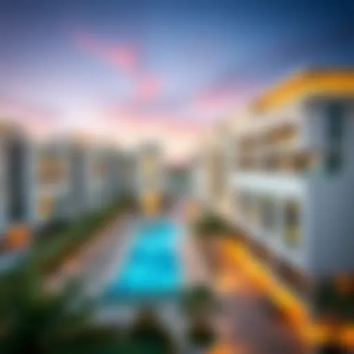 Modern Architectural Marvel of The Haven Aerial view of The Haven by Meraki showcasing its modern architecture