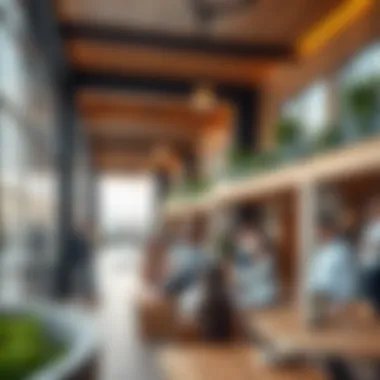 Vibrant community spaces in The Haven fostering social interaction