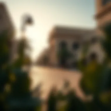 Exterior view of the oldest building in Dubai