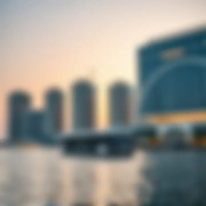 Iconic waterfront development in Dubai