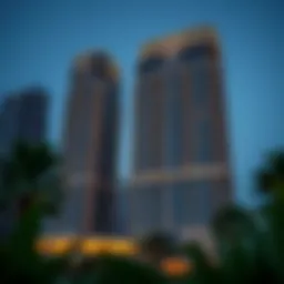 Luxury high-rise building in Dubai