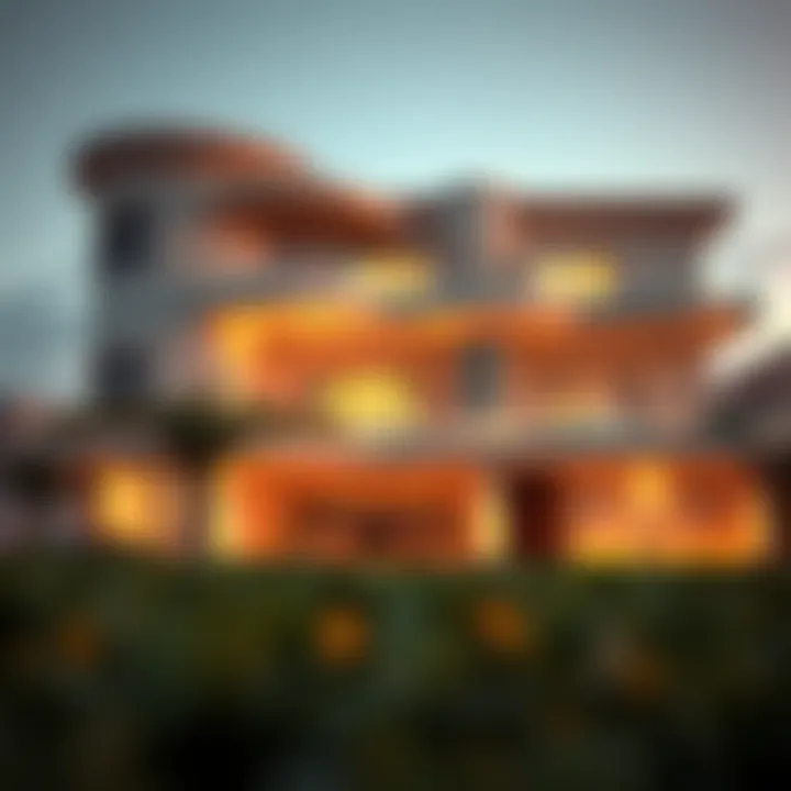 A luxurious residential property in Dubai