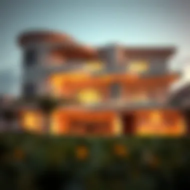 Luxurious Residential Property Showcasing UAE's Lifestyle A luxurious residential property in Dubai
