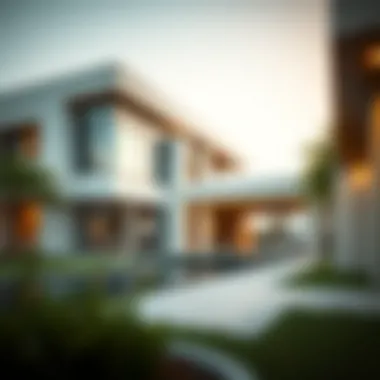 Modern architectural design of a high-end property in Dubai