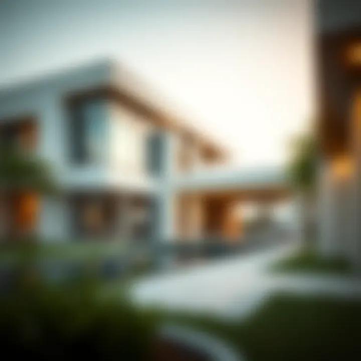 Modern architectural design of a high-end property in Dubai