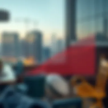 Graph showing trends in Dubai property investment returns