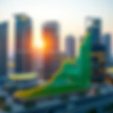 Chart showcasing growth trends in Dubai's real estate market