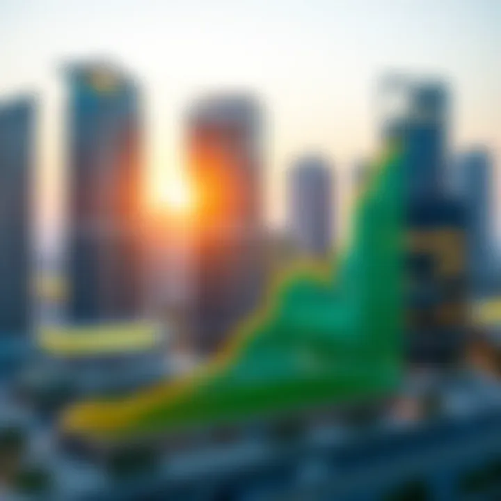 Chart showcasing growth trends in Dubai's real estate market