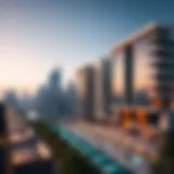 Dubai skyline showcasing modern architecture