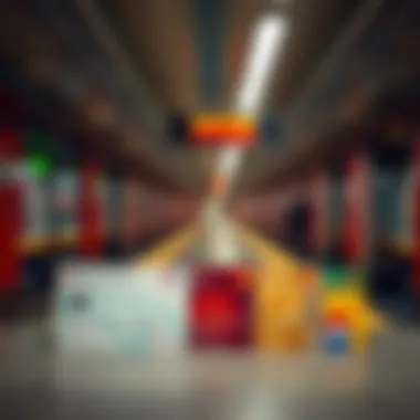 Metro Fare Cards and Payment Options Illustration displaying various metro fare cards and payment methods