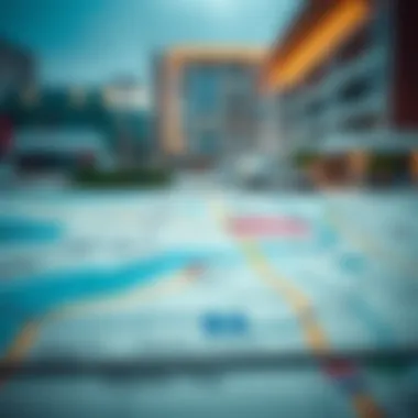 Map of medical centers in Dubai