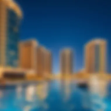 Architectural design of Water's Edge buildings