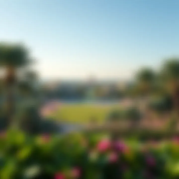 Panoramic view of Zabeel Park showcasing its lush greenery and serene environment