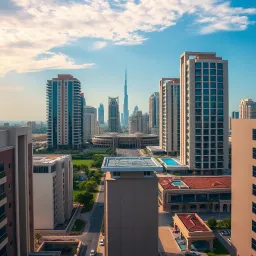 Vibrant retail scene in Deira